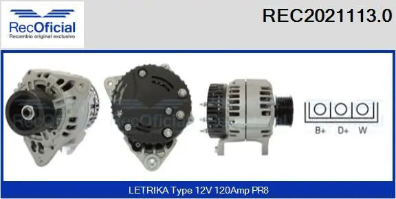 Alternator (REC2021113.0)
