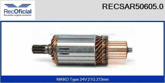 Armature, starter (RECSAR50605.0)