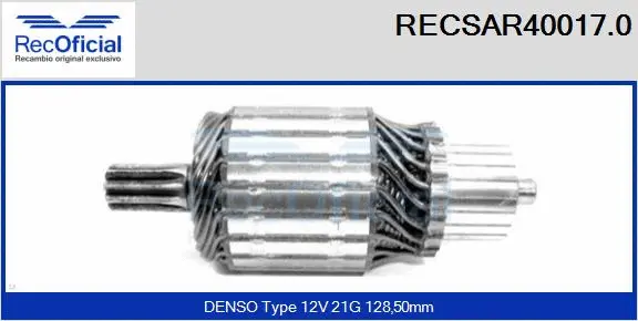 Armature, starter (RECSAR40017.0)