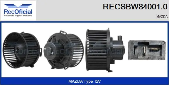 Interior Blower (RECSBW84001.0)