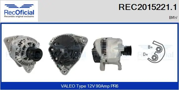 Alternator (REC2015221.1)