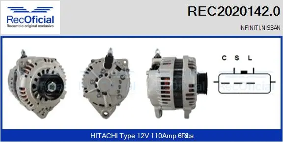 Alternator (REC2020142.0)