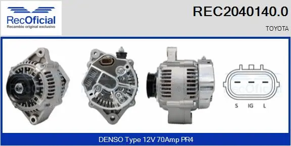 Alternator (REC2040140.0)