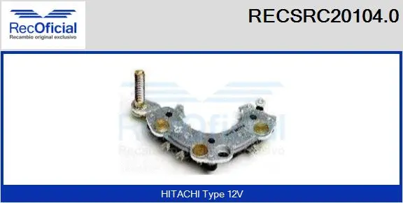 Rectifier, alternator (RECSRC20104.0)