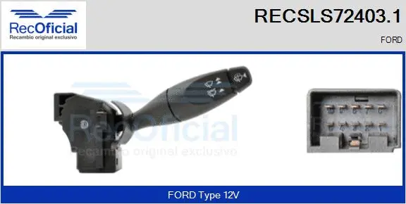 Steering Column Switch (RECSLS72403.1)