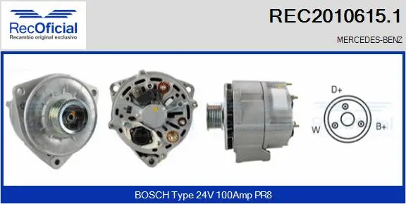 Alternator (REC2010615.1)