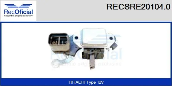 Alternator Regulator (RECSRE20104.0)