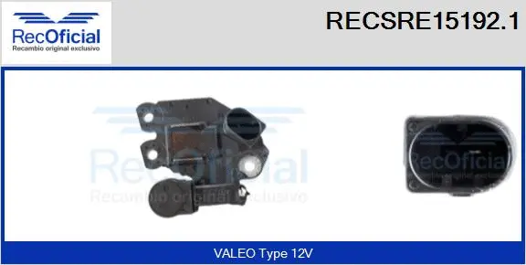 Alternator Regulator (RECSRE15192.1)