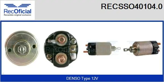 Solenoid Switch, starter (RECSSO40104.0)