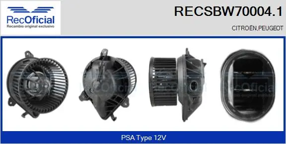 Interior Blower (RECSBW70004.1)