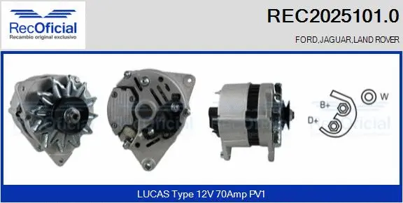 Alternator (REC2025101.0)