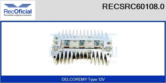 Rectifier, alternator (RECSRC60108.0)