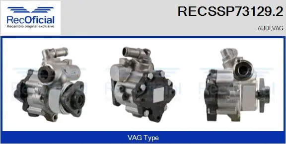 Hydraulic Pump, steering (RECSSP73129.2)