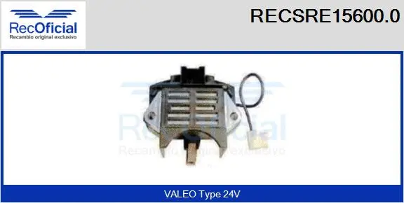 Alternator Regulator (RECSRE15600.0)