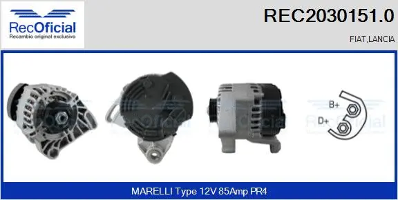 Alternator (REC2030151.0)