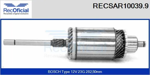 Armature, starter (RECSAR10039.9)