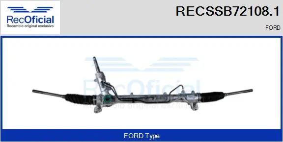 Steering Gear (RECSSB72108.1)