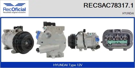 Compressor, air conditioning (RECSAC78317.1)