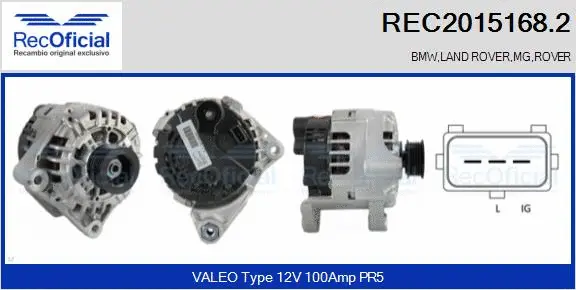 Alternator (REC2015168.2)