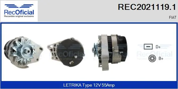 Alternator (REC2021119.1)