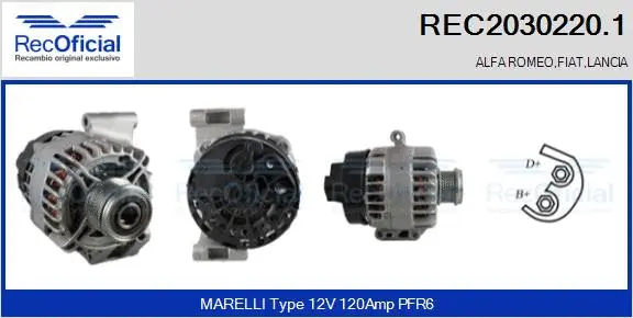 Alternator (REC2030220.1)