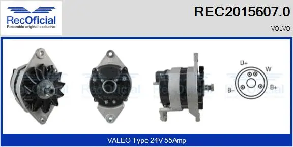 Alternator (REC2015607.0)
