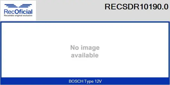 Pinion, starter (RECSDR10190.0)