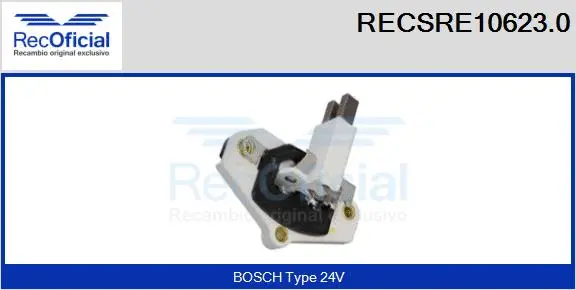 Alternator Regulator (RECSRE10623.0)
