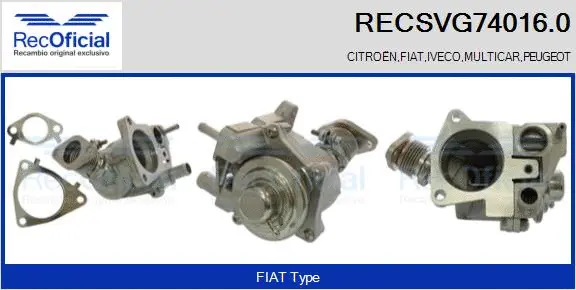 EGR Valve (RECSVG74016.0)