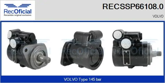 Hydraulic Pump, steering (RECSSP66108.0)