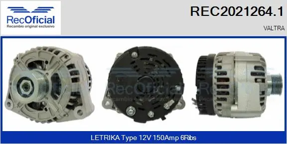 Alternator (REC2021264.1)