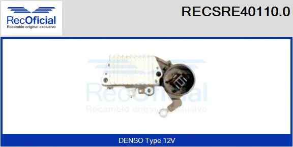 Alternator Regulator (RECSRE40110.0)