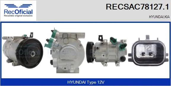 Compressor, air conditioning (RECSAC78127.1)