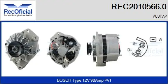 Alternator (REC2010566.0)