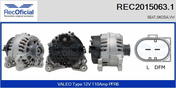 Alternator (REC2015063.1)