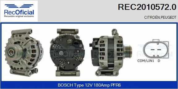 Alternator (REC2010572.0)