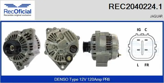 Alternator (REC2040224.1)