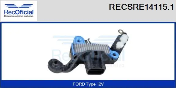 Alternator Regulator (RECSRE14115.1)