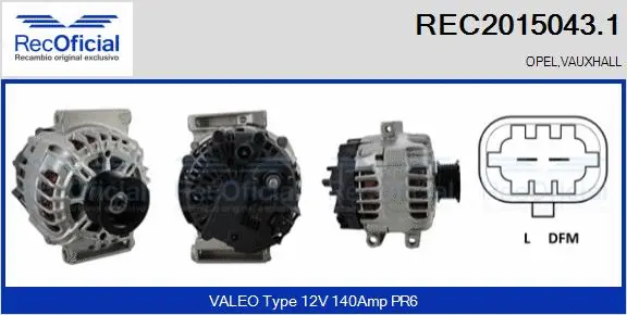 Alternator (REC2015043.1)