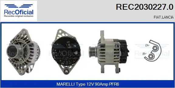 Alternator (REC2030227.0)