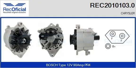 Alternator (REC2010103.0)