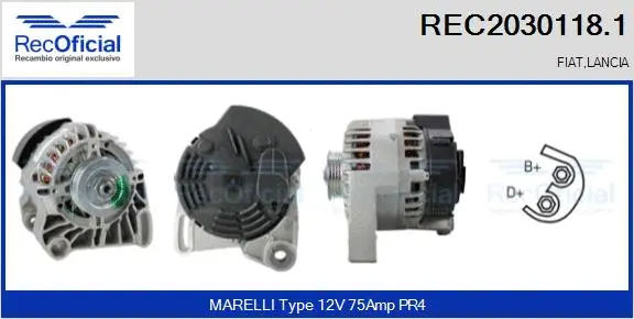 Alternator (REC2030118.1)