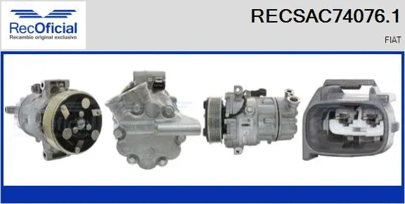 Compressor, air conditioning (RECSAC74076.1)