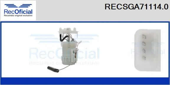 Fuel Feed Unit (RECSGA71114.0)
