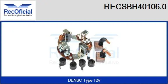 Holder, carbon brushes (RECSBH40106.0)