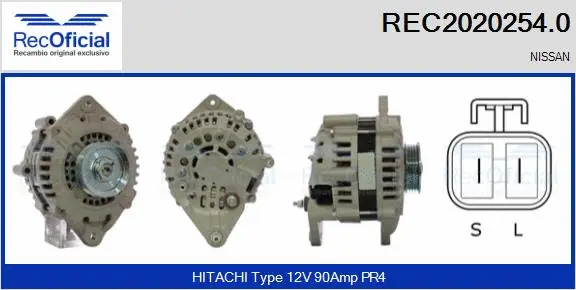 Alternator (REC2020254.0)