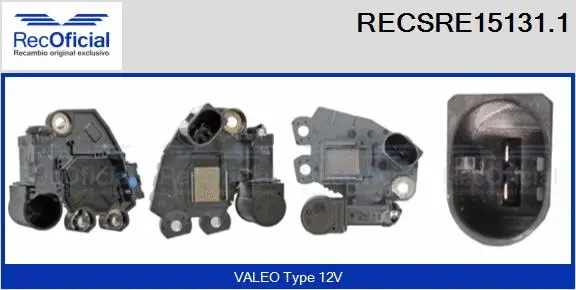 Alternator Regulator (RECSRE15131.1)