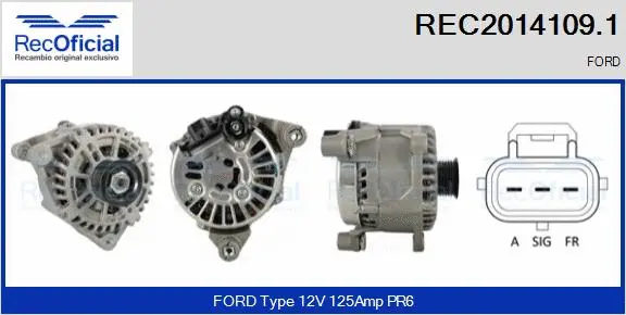 Alternator (REC2014109.1)