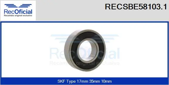 Bearing (RECSBE58103.1)