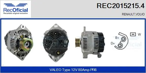 Alternator (REC2015215.4)